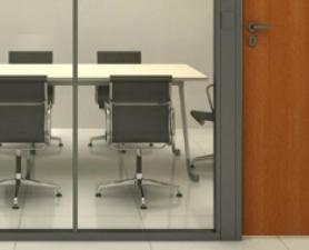 Divisória Retrátil Em Vidro