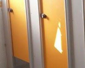 Divisória Sanitária Em Painel Laminado Melamínico Estrutural TS