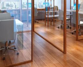 Divisórias De Vidro Com Persianas Embutidas