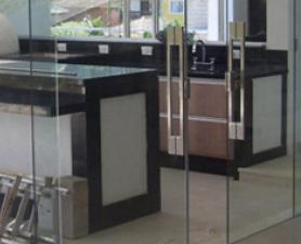 Porta De Correr Dupla Em Vidro